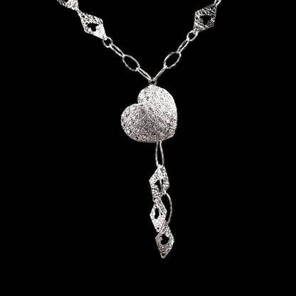KILORY NACKLESS Sterling Silver Cubic Zirconia Sterling Silver Locket