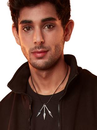 The Souled Store Naruto: Kunai Silver Nickel Pendant