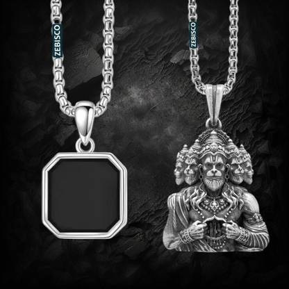 zebisco Silver Stainless Steel, Steel, Sterling Silver Locket