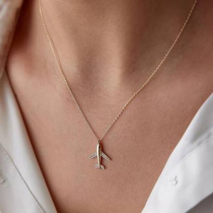 Zarkan Hallmark Certified 925 Sterling Silver Dream Flight Pendant – Gift for Women Rhodium Cubic Zirconia Sterling Silver Pendant