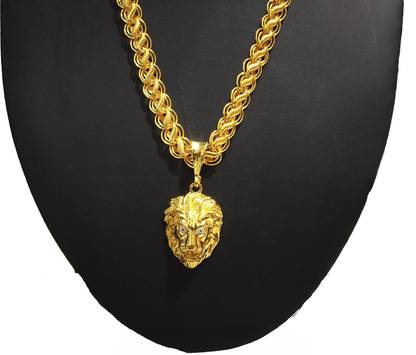 crystal fashion store Lion Gold-plated Alloy Pendant