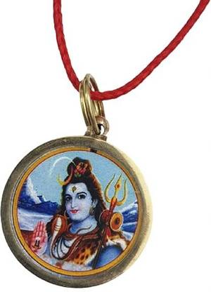 DEVAMA THE DIVINE Coral Brass Pendant