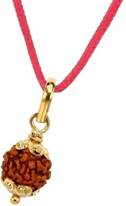 Kuttumb Gems & Jewels Gold-plated Wood Pendant
