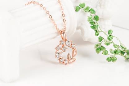 MYKI Silver Cubic Zirconia Stainless Steel Pendant