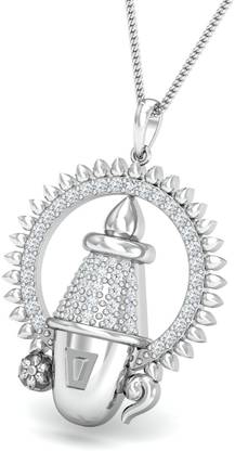 चन्द्रिका पर्ल्स tirupati balaji 999 Silver Cubic Zirconia अलॉय लॉकेट