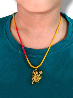 कुमार जेम्स God Hanuman Pendant Lord Bajrang Bali Locket for Good Health & Wealth अलॉय पेंडेंट