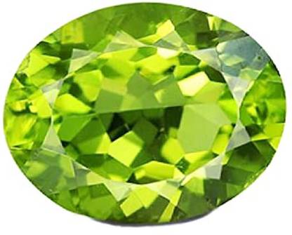 Sidharth Gems 7.25 Ratti 6.00 Crt. Natural Peridot Stone Natural Gemstone By Lab Certified Peridot Stone