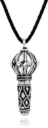 mahi Bajrang Bali Hanuman Gada Silver Alloy Pendant