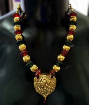 simar art SIMAR HARYANVI JUGNI NECKLACE || PUNJABI KANTHI\ KANTA || HARYANVI TRADITIONAL Alloy Pendant