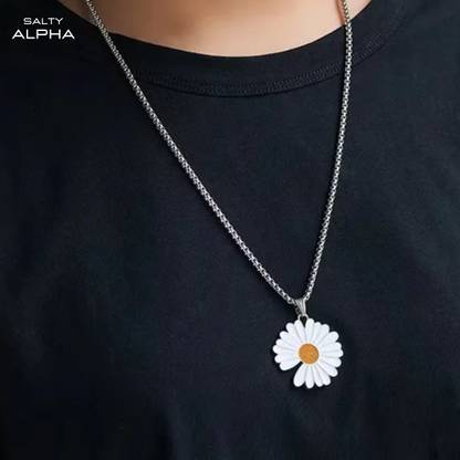 Salty Alpha Dual Mod Neck Chain for Men & Boys | Long Necklace | Aesthetic Jewellery Stainless Steel Locket Set