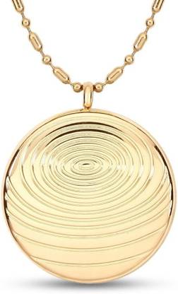 Amazheal Mineral Science Technology Quantum Science Scalar Energy MST MNT Pendant Gold-plated Stainless Steel Pendant