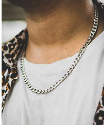 AJAY PAWAN AJAY PAWAN BOYS SILVER CHAIN Classic Design, Stylish Stainless Steel Pendant