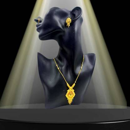 Z HOME Handmade Unique trendy fancy antique design Chain Pendent Set Gold-plated Copper Pendant Set