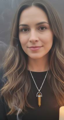 Bestbuy5 Tygereye pendent Crystal Stainless Steel, Crystal Pendant