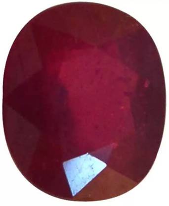 MohammadAsharaf Red Cut Natural Ruby Gemstone (3 carat) Stone
