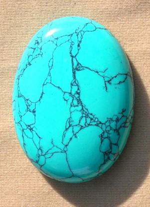 Chopra Gems 6.50 ratti 100% Effective & Effective Turquoise/Firoza Gemstone for Men & Women Turquoise Stone Pendant