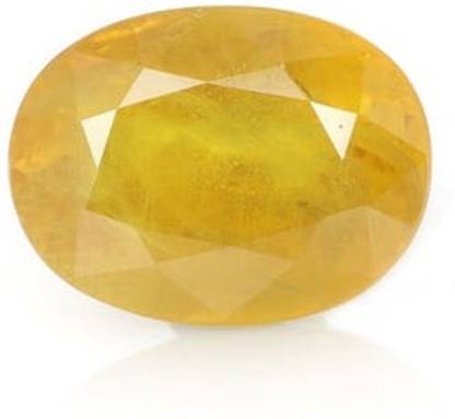 Aanya Jewels 6.25 Ratti Yellow Sapphire-Pukhraj Stone Certified Natural Sapphire Gemstone Sapphire Stone