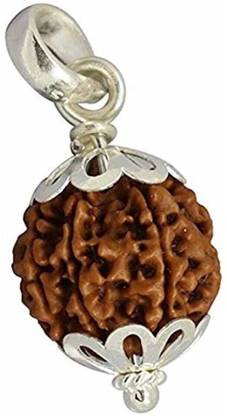 Jewelswonder 100 % Original & Natural Five Face / 5 Mukhi / Panch Mukhi Rudraksha With JGL La Wood Pendant
