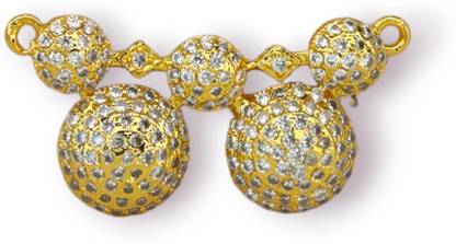 patil imitation Diamond pendant for mangalsutra and chains Gold-plated Diamond Brass Pendant