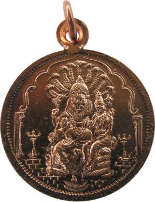 omkar Lakshmi Narasimha Swami Locket Laxmi Narasingha Dev Kavach Copper Pendant