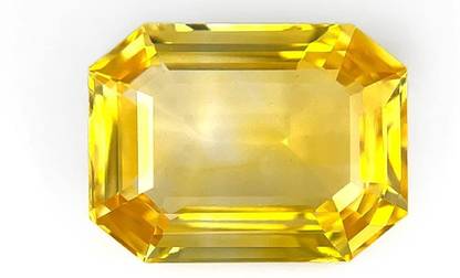 तोदानी जेम्स 8 Ratti Pure & Natural Yellow Sapphire Stone Pukhraj Stone स्टोन