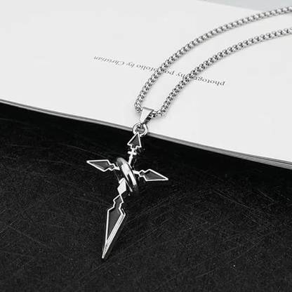 Rgulus Pendant For Men | Men chains | Boys Chain Locket | Cross Locket Rhodium Alloy Pendant