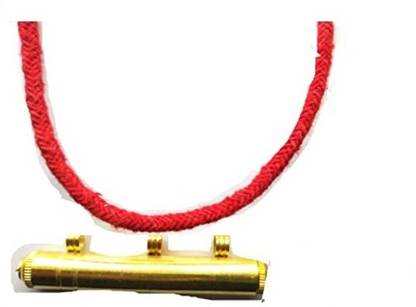 Zoltamulata Sarva Dushta Shakti Nivaran Trishul Kavach & Yantra locket Brass