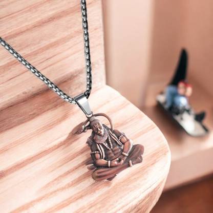 Shiv Jagdamba God Ram Bhakat Pawanputra Bajrangbali Hanuman Locket Metal Pendant