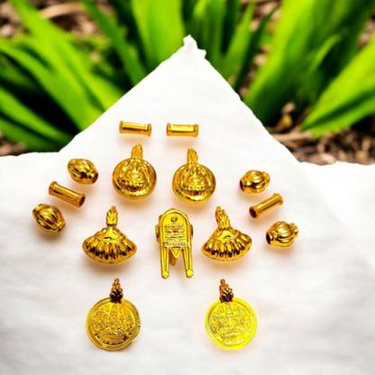 A to B Guarantee Gold Covering Thali Urukal Mangalsutra Set Mangalyam Gold-plated Copper