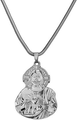 Shiv Jagdamba Christian Christ Cross Jesus Snake Chain ShivCH2022950 Car Hanging Ornament