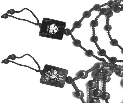 Dynamic Retail Global Mahakal Religious Locket Cotton Dori Pendant Set Shiva Mahadev Mala Onyx iw51 Crystal Locket Set