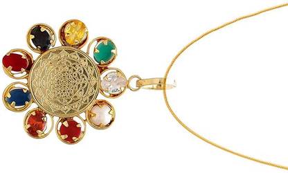 cristal gems Gold-plated Agate Brass