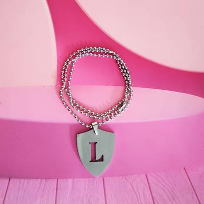 Sullery English Alphabet Initial Charms Letter Initial R Alphabet Letters Script Name Sterling Silver Stainless Steel Pendant