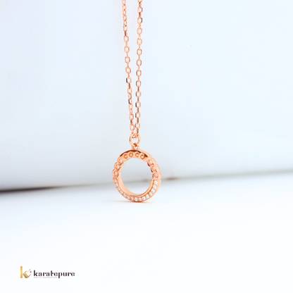 kpj 925 SILVER PENDENT WITH CHAIN Rhodium Silver