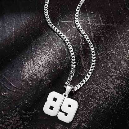 Shiv Jagdamba Sports Jersey Number Jewelry Personalized Gift Stainless Steel Pendant Sterling Silver Stainless Steel Pendant