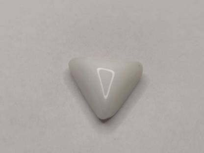 Kumar Gems 8.50 carat Top Quality White Coral Triangle Shape Munga Men and Women Coral Stone Pendant