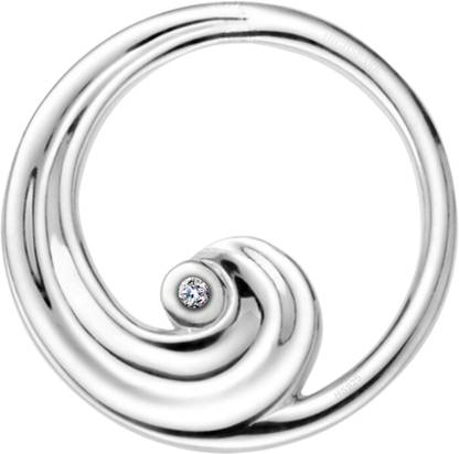 HighSpark 925 Silver Ocean Wave Pendant Silver Pendant