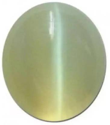 Chopra Gems 6.50 ratti White Cats Eye Stones Loose Gemstone Effective for Astrology Purpose Cat's Eye Stone Pendant