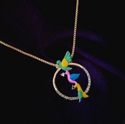 Yashika Traditional Gold-plated Brass Pendant