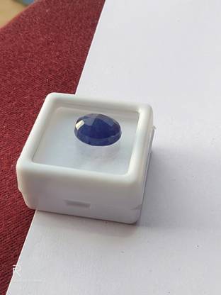 Aanya Jewels Blue Sapphire Stone Certified (Neelam) Gemstone 6.25 Ratti Rashi Ratan Sapphire (Neelam is Scorpio Rashi) Sapphire Stone