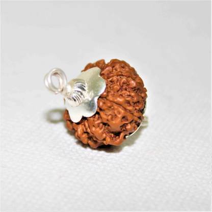 डॉक्टर श्रीमाली एंड एस्ट्रो साइंस 7 Mukhi Rudraksha Pendant With Lab Certificate, 100% Original 7 Mukhi Nepali लकड़ी पेंडेंट