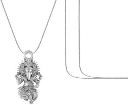 Akshat Sapphire Sterling Silver Locket