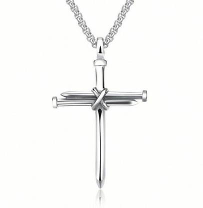 ROOTWAVE Silver Stainless Steel, Titanium, Silver Pendant