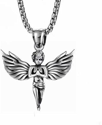 Shiv Jagdamba Sterling Silver Stainless Steel Pendant