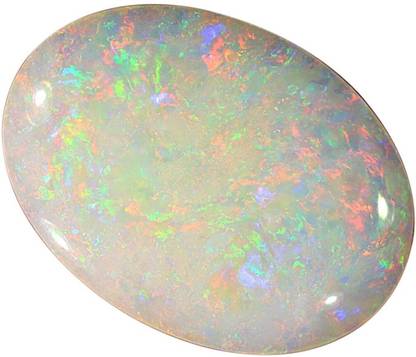 APSLOOSE 10.25 Ratti 9.25 Crt Natural Opal Stone Oval White Australian Opal Gemstone Opal Stone