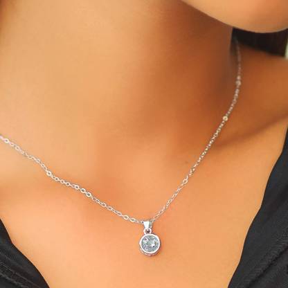 ayesha Silver Crystal Metal, Alloy