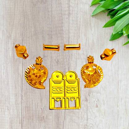 TGS GOLD COVERING Thali Urukal Mangalsutra set Mangalyam for Womens Gold-plated Copper