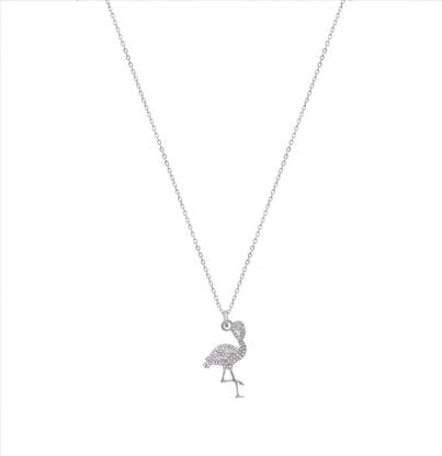 TASSYA 925 Sterling Silver Pendant Necklace|Gifts for Women & Girls Silver Silver