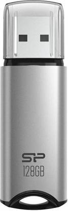Silicon Power S5128GBUF3M02V1SAD 128 GB Pen Drive Compatible with Desktop Computer, Laptop USB 3.2 Metal, Plastic Case