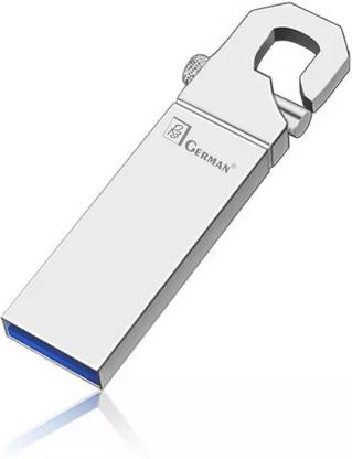 R3 GERMAN USB 2.0 Flash Drive 64GB Pendrive with Hook 64 GB Pen Drive Compatible with Audio Player, Desktop Computer, Gaming Console, Laptop, Mobile, Netbook, Tablet, Television USB 2.0 Metal Case